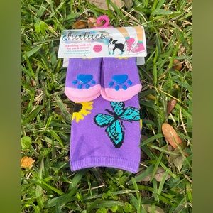 Chatties Owner and Pet Matching Butterfly Socks